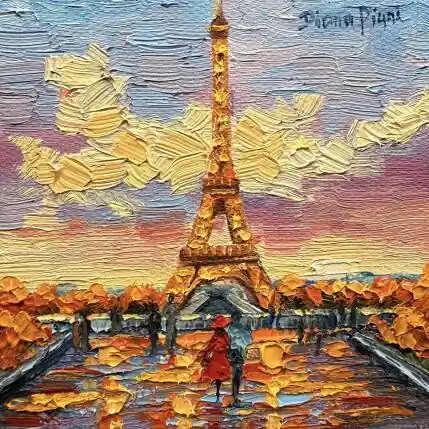 Paris Sunset Haute Qualité