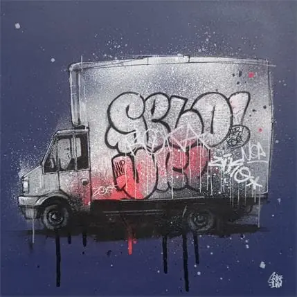 Graffiti bomb truck Remise