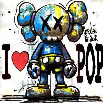 I love pop art and Kaws Achat Immédiat