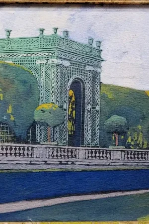 François de MARLIAVE (1874-1953) Le parc de Schönbrunn à Vienne Meilleur Choix